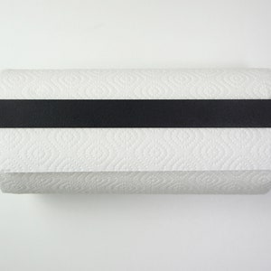 Black Steel Paper Towel Holder - Wall
