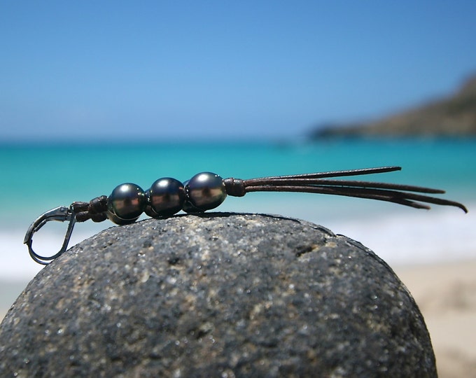 Black pearls of Tahiti, boho beach jewelry, St Barts, saint barthelemy design, endless summer, bohemian & gypsy inspiration.