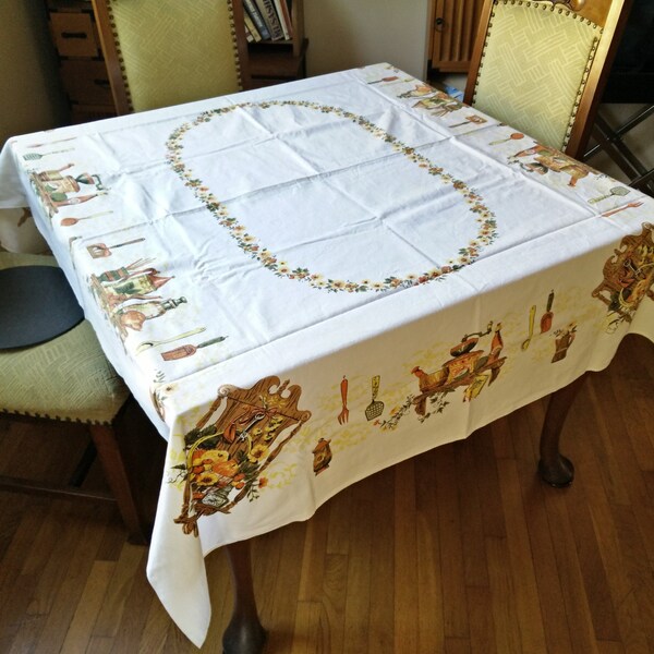 Camping Table Cloth Etsy