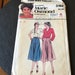 VTG CUT Marie Osmond Butterick 5 pc Sewing Pattern 3162 super quick Size A 8 10 12 slightly flared straight button front pockets long skirt