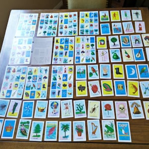 CLEARANCE 20 fortune teller paper ephemera retro lot Fortune Fish Swami loteria DIY gypsy junk journal cards temporary tattoo stickers gift image 9