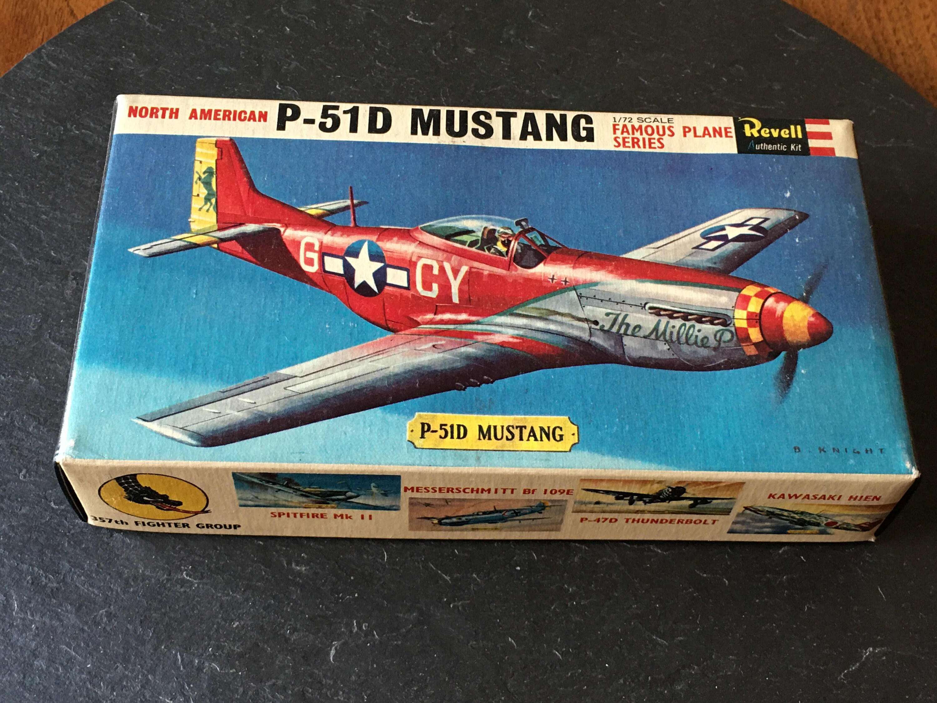 VTG Revell WW2 P-51D Mustang North American Famous Military