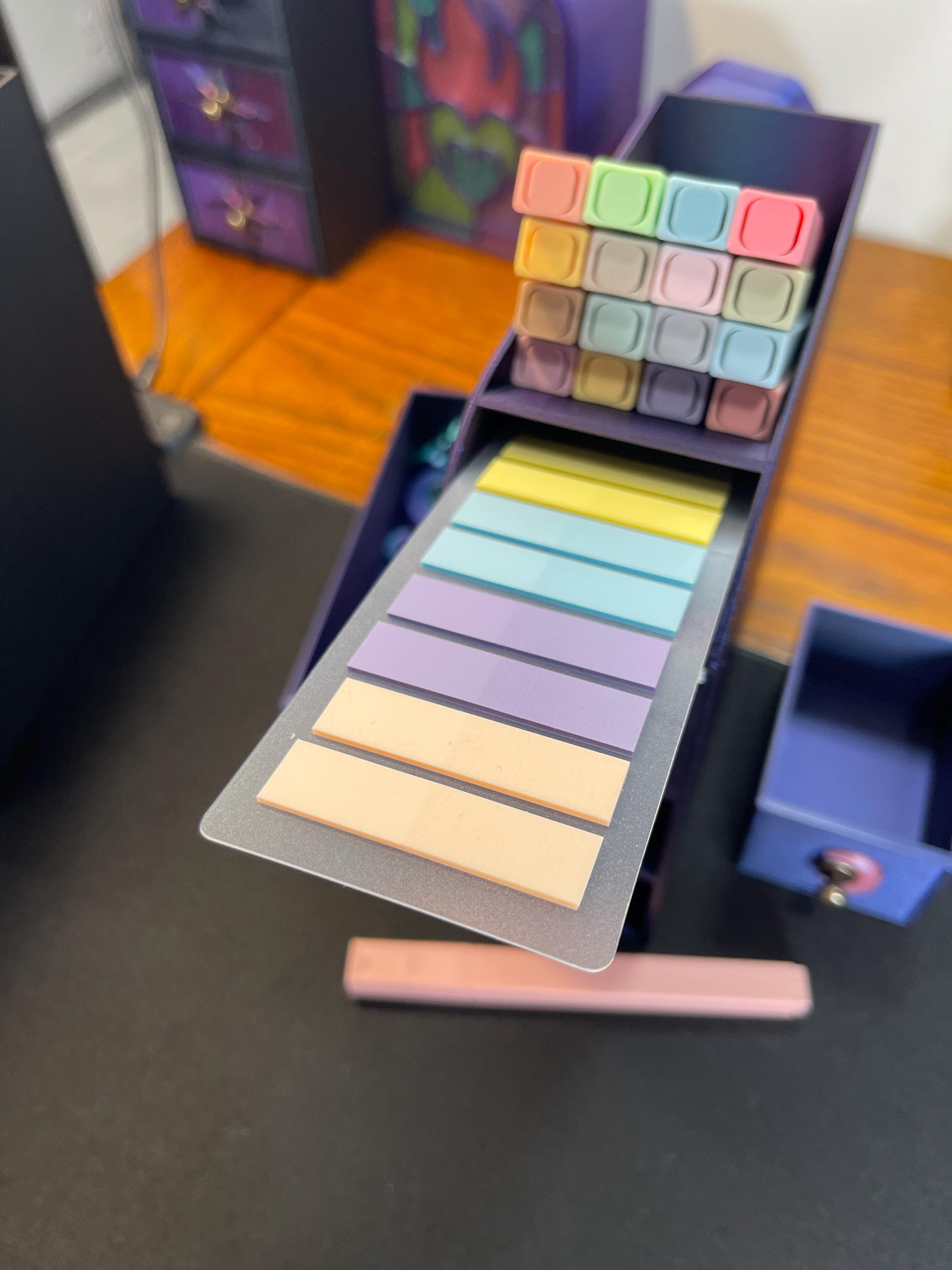 Drawer Annotation 3D Printed Bookshelf Organizer – Annotation Station With Drawers - Etsy