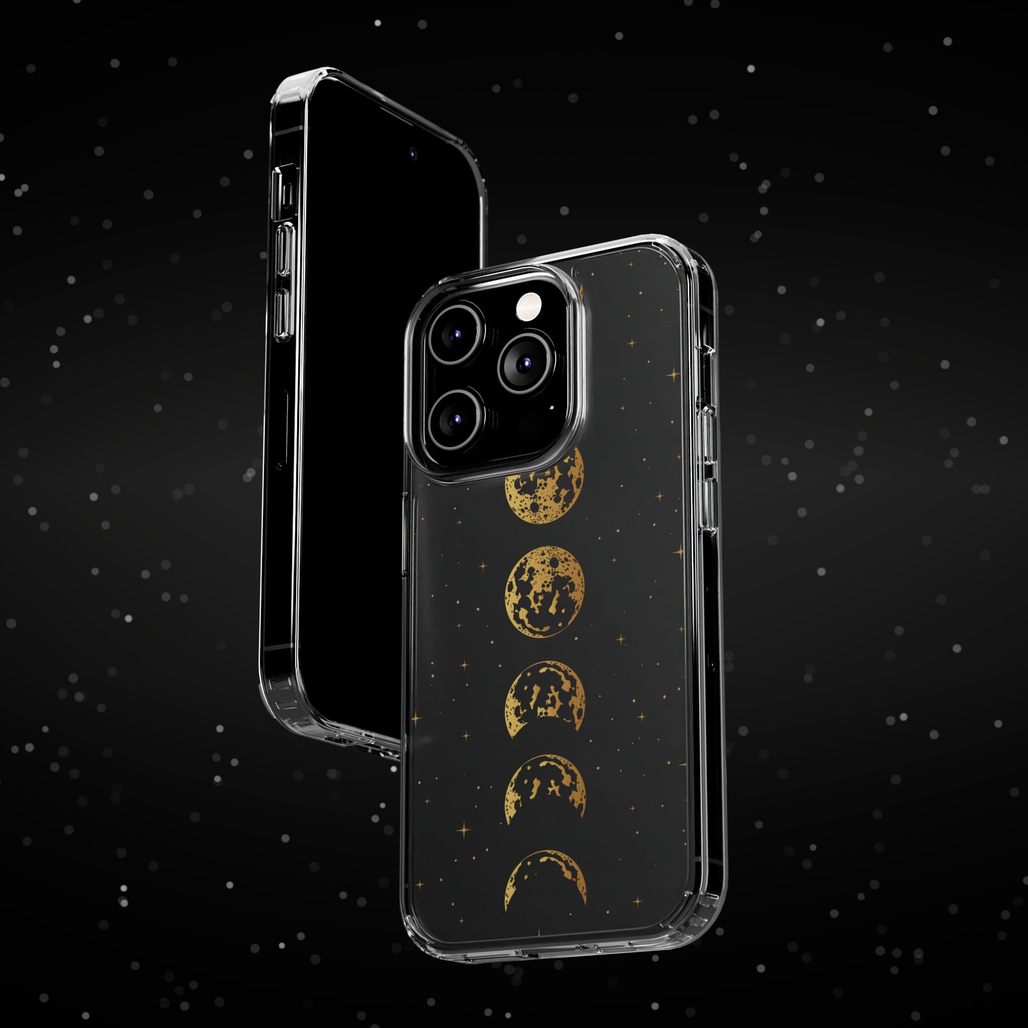 Moon Phases Lunar Cycle Clear Cases - Etsy