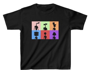 Siren Head Family Kids Cotton Tee