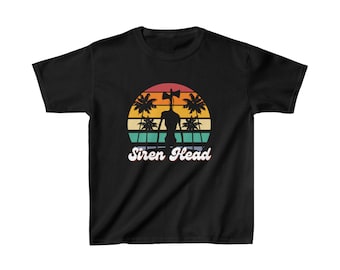 Siren Head / Retro Siren Head Kids Heavy Cotton Tee