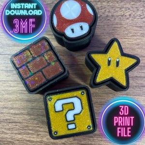 Conjunto de Fidget Clickers com Inspiração Retrô – Arquivo para Impressão 3D • Clickers Mecânicos • DOWNLOAD DIGITAL