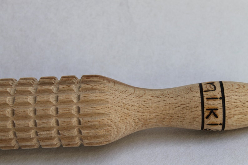 Felting Tool with grooves and handles. The Big One. Handmade Wooden Tool for Wet and Nuno Felting. image 5