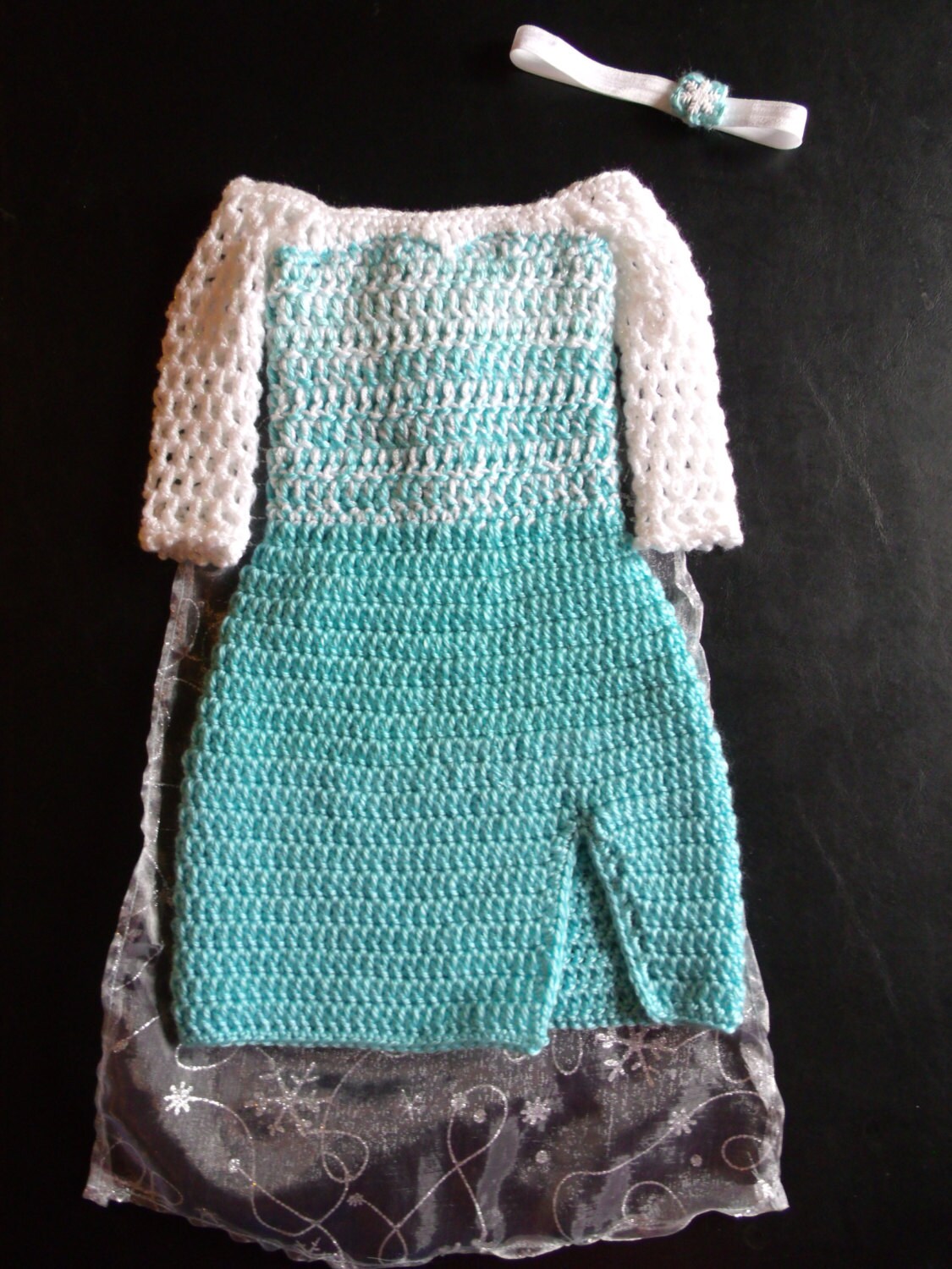Crochet Disney's Frozen 'queen Elsa' Inspired Outfit - Etsy