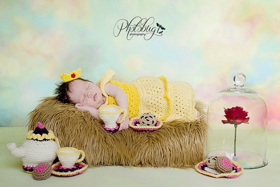 crochet princess belle dress Princess Belle Costume Pattern