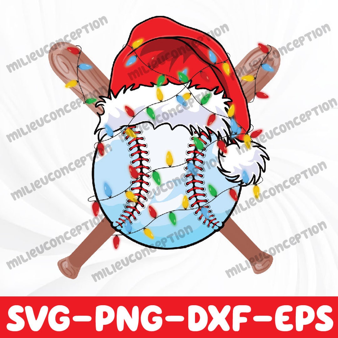 Christmas Baseball Svg, Christmas Sport Svg, Xmas Baseball Svg, Funny