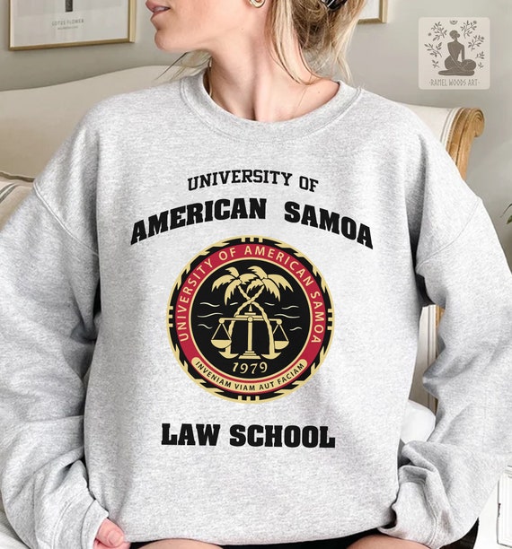 Felpa dell'Università delle Samoa Americane Camicia logo | Etsy Italia