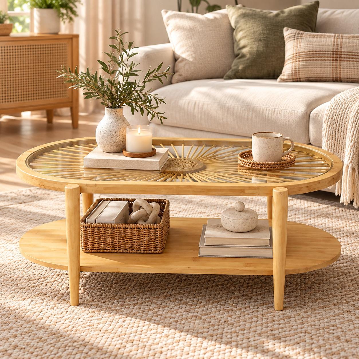 Mid Century Modern Coffee Table Glass Top - Etsy