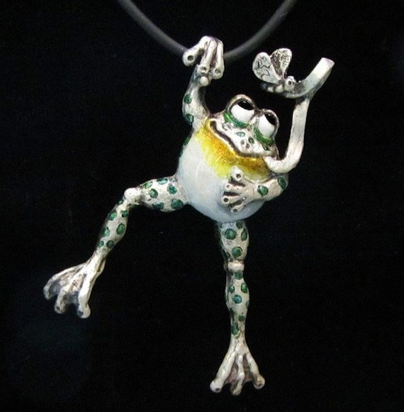 Etsy frog necklace deals