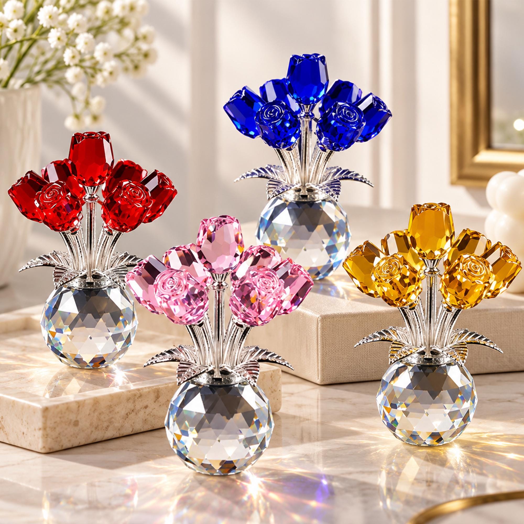 Buy Crystal Rose Online In India - Etsy India
