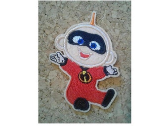 2.5/" Disney incredibles dash fabric applique iron on character