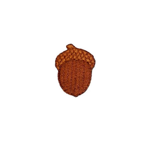 Acorn - Fall - Autumn - Oak Tree - Embroidered Iron On Applique Patch - P