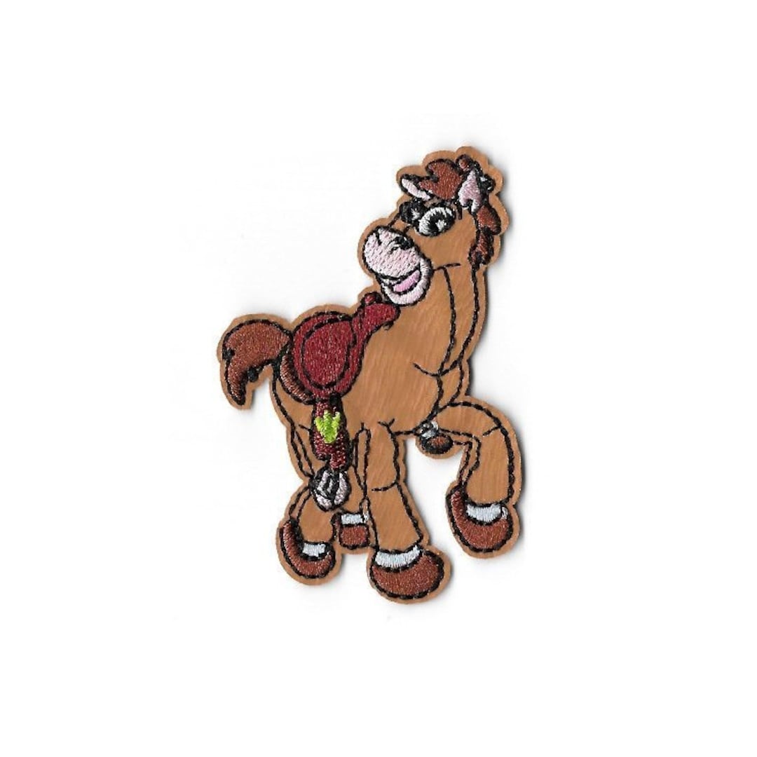 Bullseye toy Story Horse Cowboy Iron on Applique Patch Etsy
