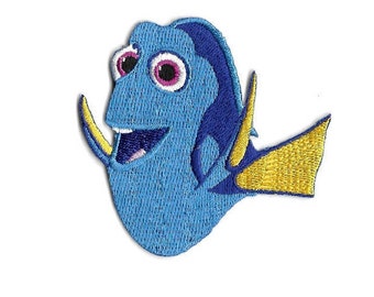 Dory - Finding Dory - Movie - Nemo - Embroidered Iron On Applique Patch - AL