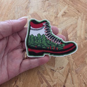 Hiking - Nature Walk - Forest - Wild Life - Camping - Scouts - Embroidered Iron On Applique Patch