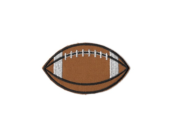 Football Embroidered Iron On Patch