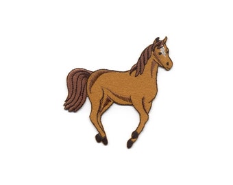 Horse - Western - Rodeo - Horse Riding - Embroidered Iron On Patch - Crafts - R