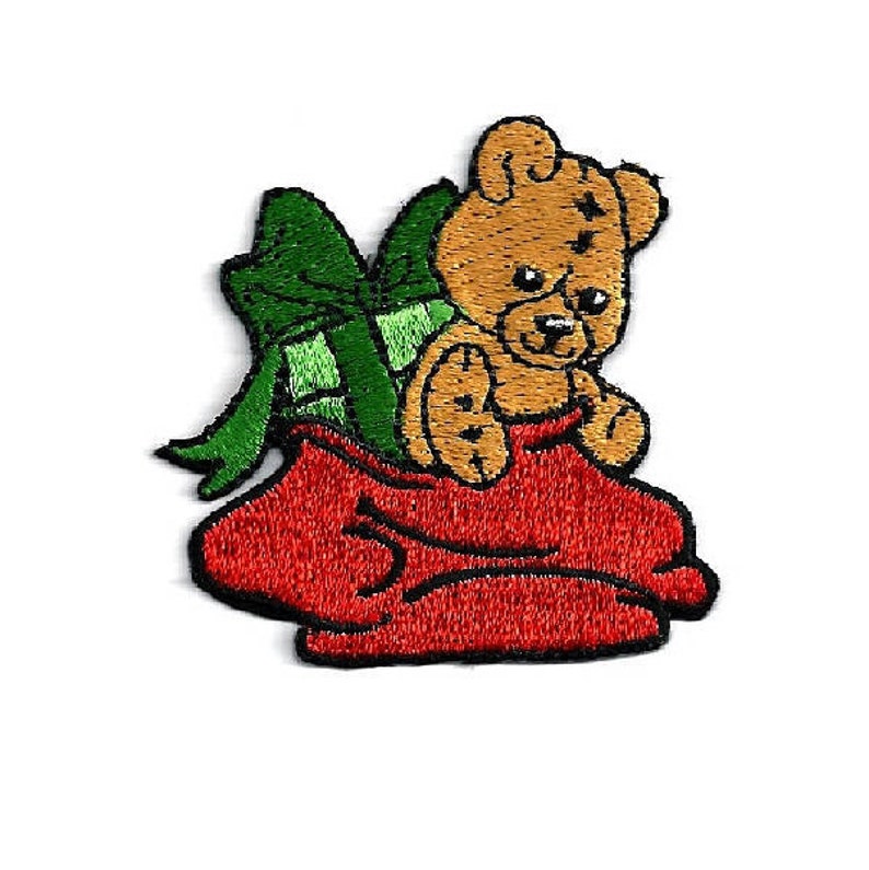 Christmas - Teddy Bear Santa#39;s Iron Bag Cheap sale Embroidered online shopping Toys
