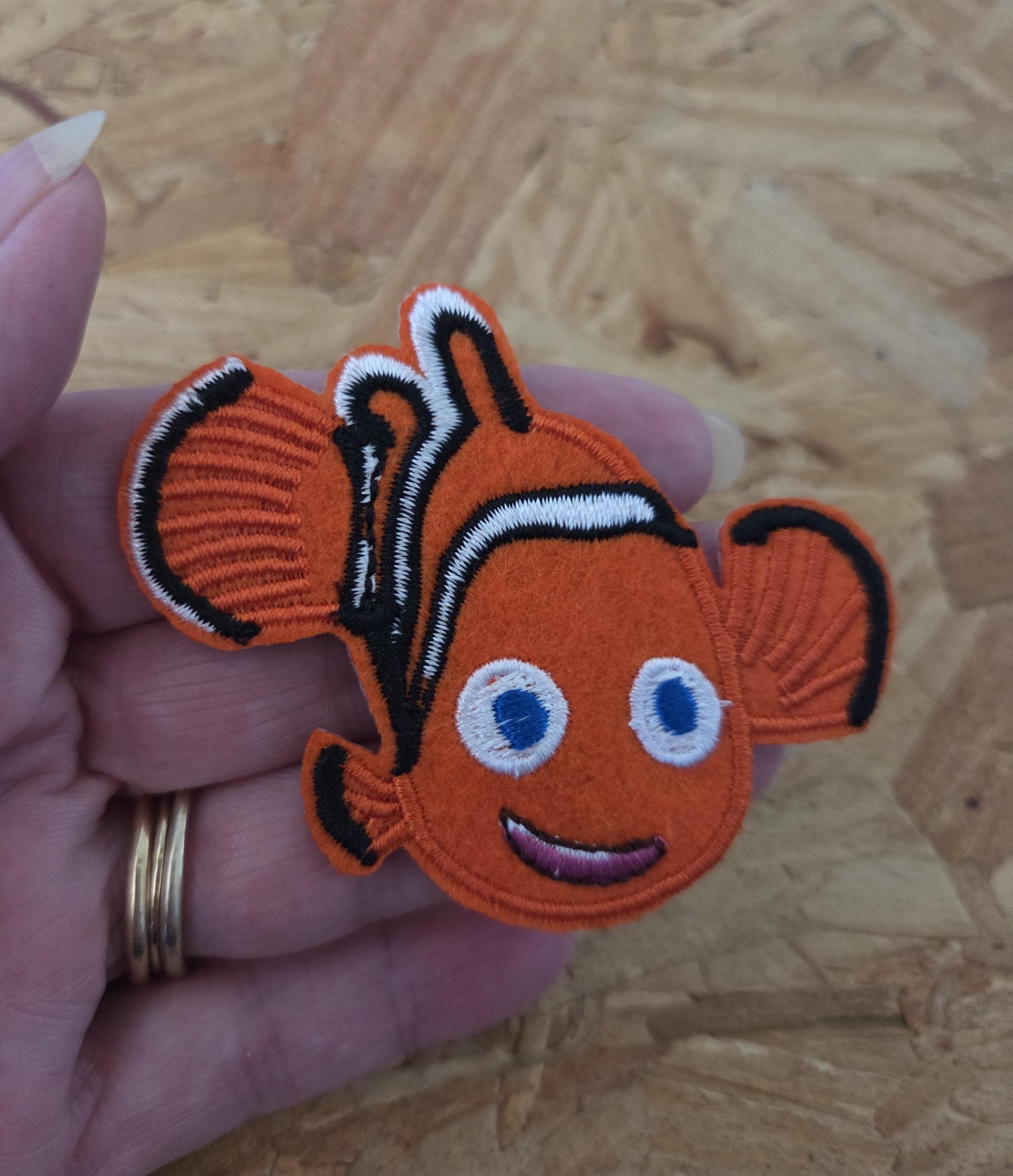 Nemo - Finding Nemo - Clown Fish - Embroidered Iron on Applique Patch ...