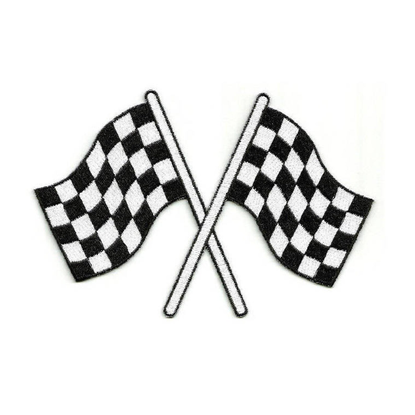 Racing - Checkered Crossed Flags - 6