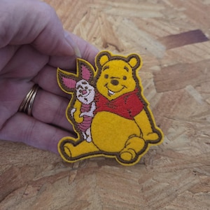 Winnie The Pooh - Bear - Piglet - Cartoon - Embroidered Iron On Applique Patch