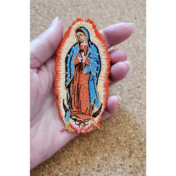 Our Lady Of Guadalupe - Nuestra Señora de Guadalupe - Embroidered Iron On Patch - Virgin - Mexico