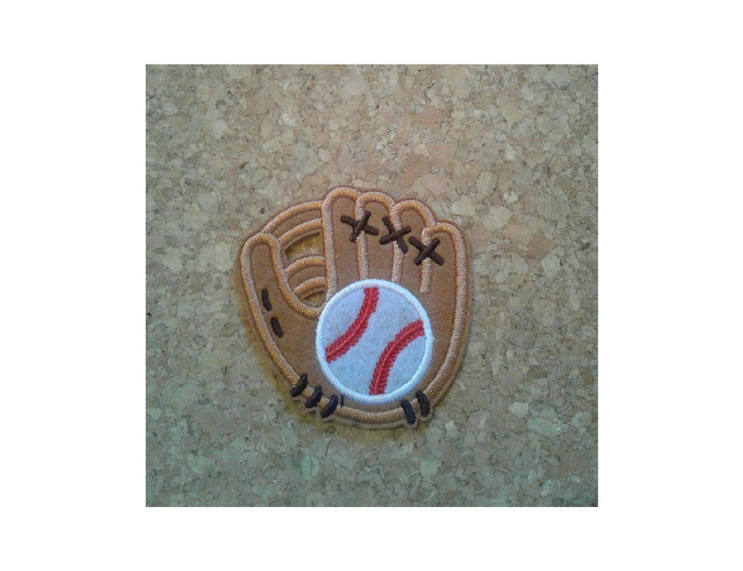 Baseball Little League Glove/ball Sports Coach Crafts Tshirt Logo Iron