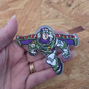Buzz Lightyear - Movie - Astronaut - Embroidered Iron On Patch - Crafts