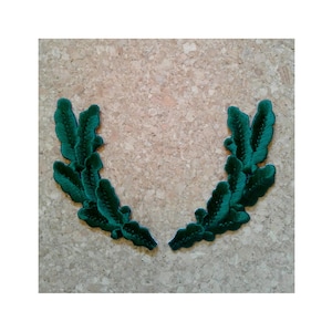 Scrambled Eggs - Dark Hunter Green - Embroidered Iron On Patch - Uniforms,Hats,Craft,School - LRG
