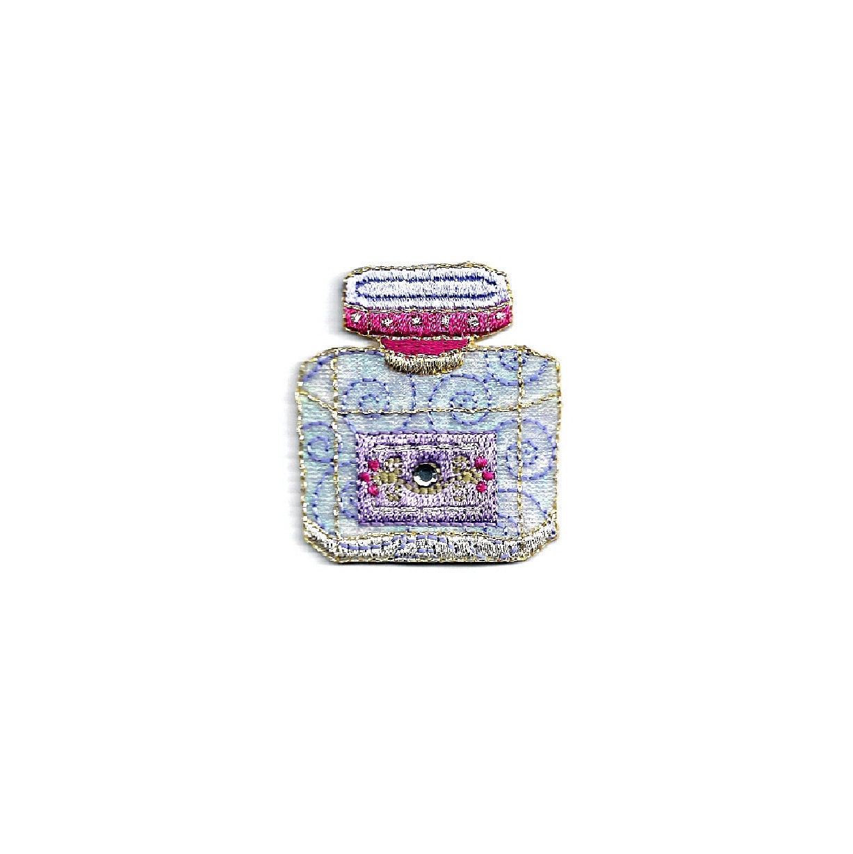 Fashion Sequin Patch Perfume Bottle/Lips/Letter Embroidery Cloth