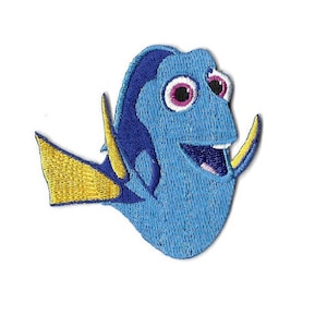 Dory - Finding Dory - Movie - Nemo - Embroidered Iron On Applique Patch - AR