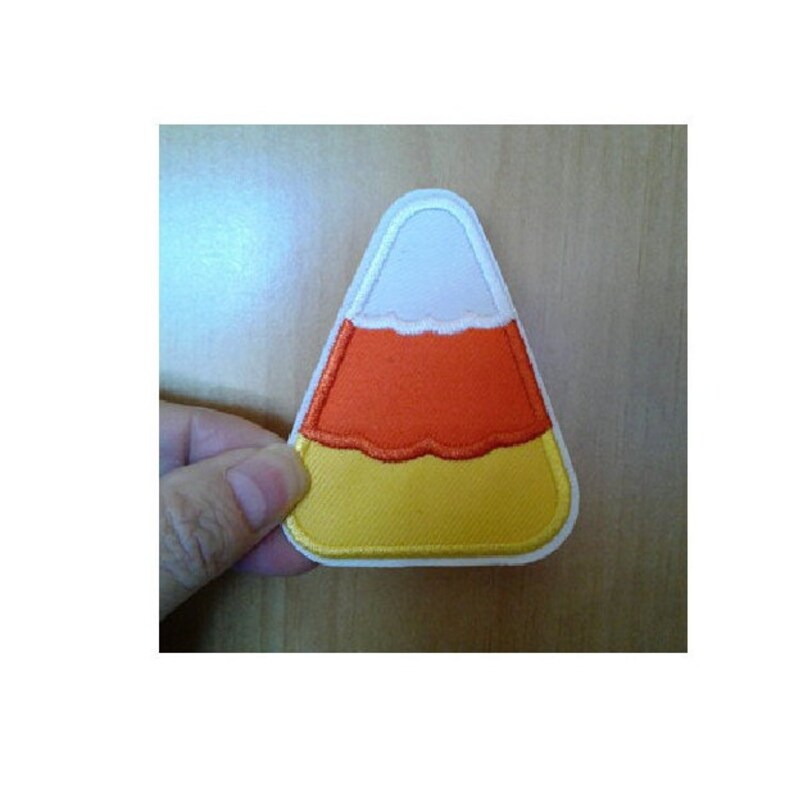 Candy Corn - Fall - Autumn - Candy - Sweets - Halloween - Iron On Applique Patch 