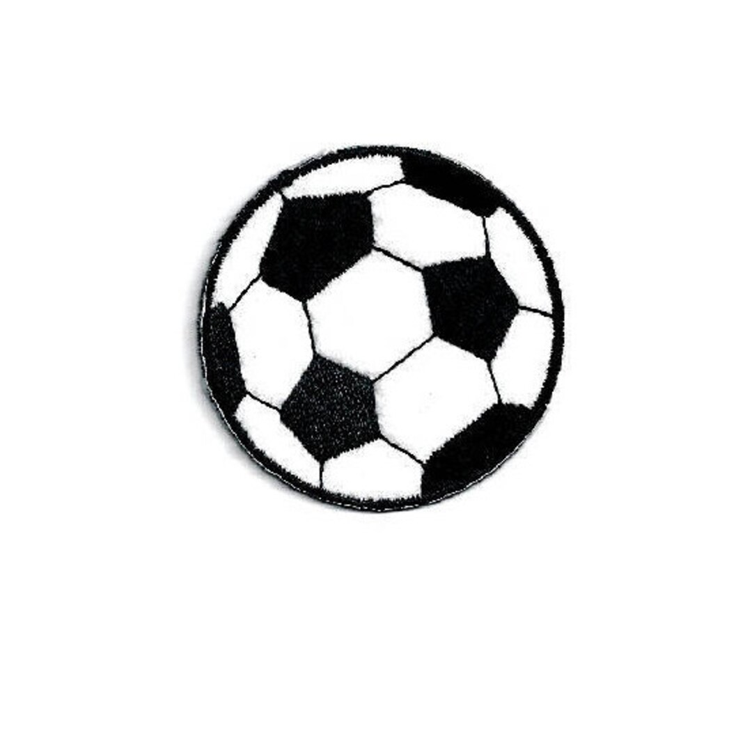 Soccer Ball Patch Football Futebol Fútbol Embroidered Iron-on N1