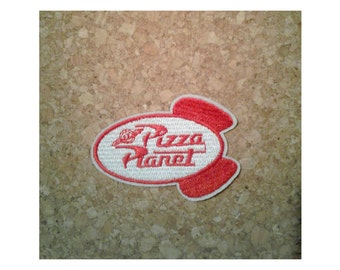 Pizza Planet - Buzz Lightyear - Movie - Astronaut - Embroidered Iron On Patch  - Crafts,T-Shirt Logo