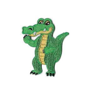 Alligator - Gators - Team - Gators - Reptile - Logo - School - Embroidered Iron On Applique Patch