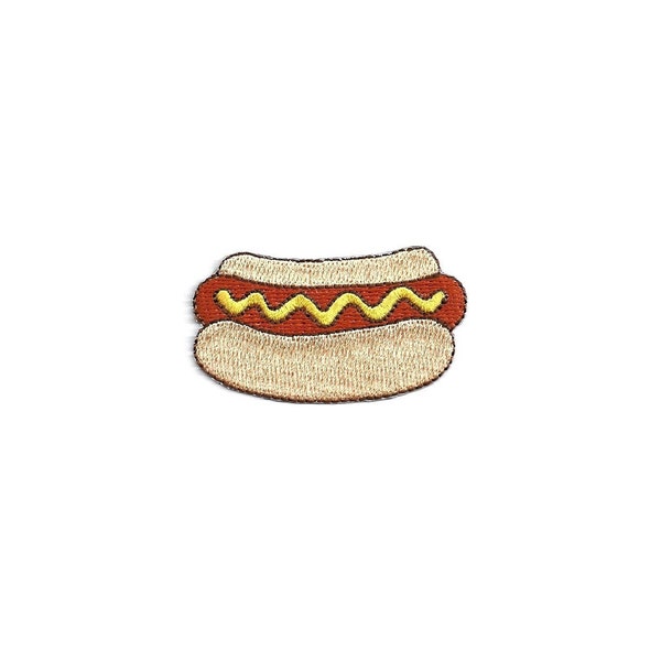 Hot dog -BBQ - Picnic - Vacation - Summer - Embroidered Iron On Applique Patch - Crafts