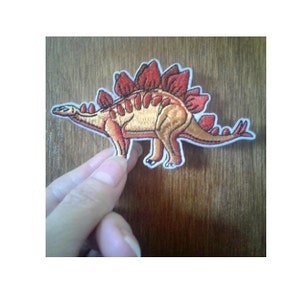 Dinosaur - Stegosaurus - Prehistoric - Science - Iron on Patch - A - Etsy