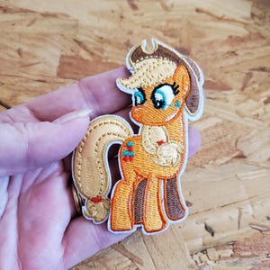 My Little Pony - Applejack - Cowgirl - Horse - Crafts - Shirt Logo - Embroidered Iron On Patch