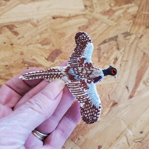 Pheasant - Ring-Necked - Hunting - Bird - Wild - Embroidered Iron On Patch - B