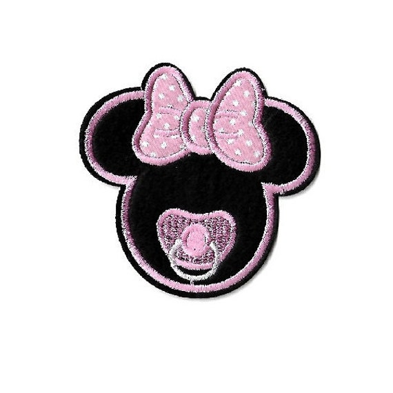 Minnie Mouse Ciuccio Neonata Baby shower Ferro Ricamato Su Patch -   Italia