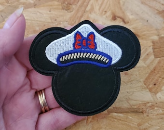 Minnie Mouse - Cruise - Sailor - Vacation - Embroidered Iron On Patch - Crafts