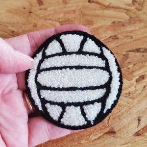 Volleyball - Sports - PE - Gym - Coach - Embroidered Chenille Iron On Patch - B