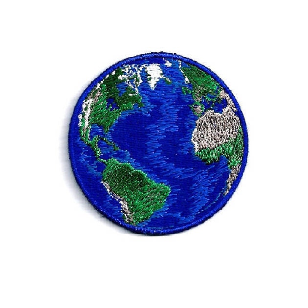 Earth - World - Planet - Earth Day - Mother Earth - Nature - Embroide…