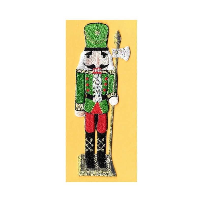 Nutcracker - Iron On Applique Patch - Christmas Nutcracker - 5.7 Nutcracker - Iron On Applique Patch - Christmas Nutcracker - 5.7