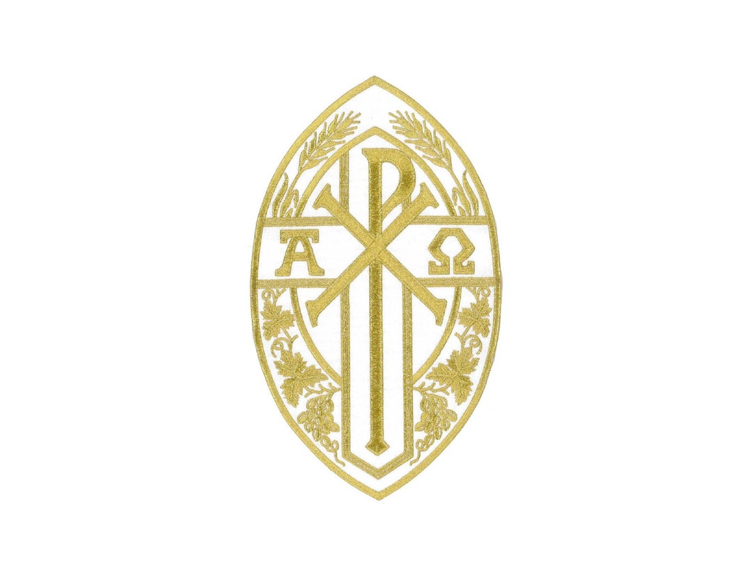 Chi-rho Christogram - Alpha and Omega - Stoles - Clergy - Iron on Patch ...
